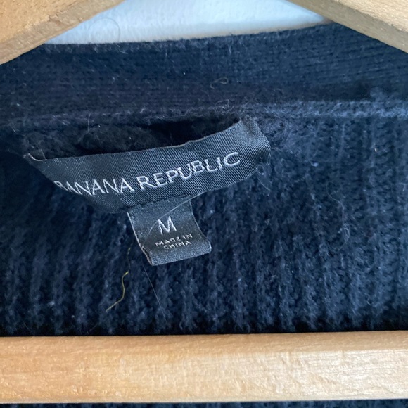 Banana Republic Multi Striped Long Cardigan Black - Picture 6 of 8